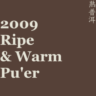 2009 Ripe & Warm Pu'er